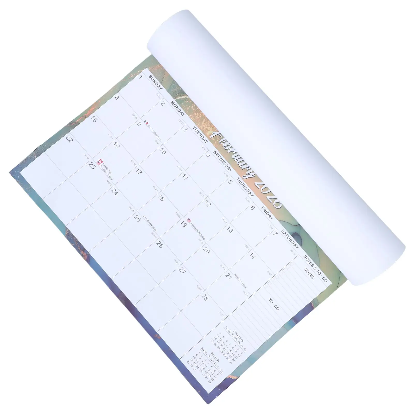 

Wall Calendar Large Monthly Planner 2025-2026 Yearly Hanging Thick Paper Long Lasting Office Decor Giant Time