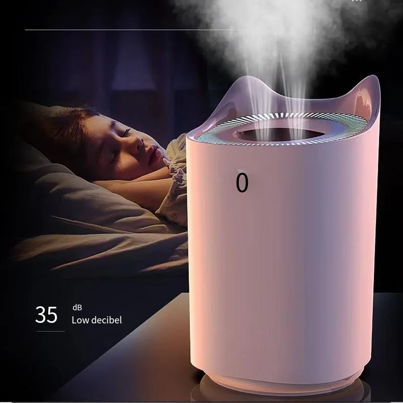 

3L Dual Nozzle Humidifier USB Large Capacity Household Silent Bedroom Office Air Humidification