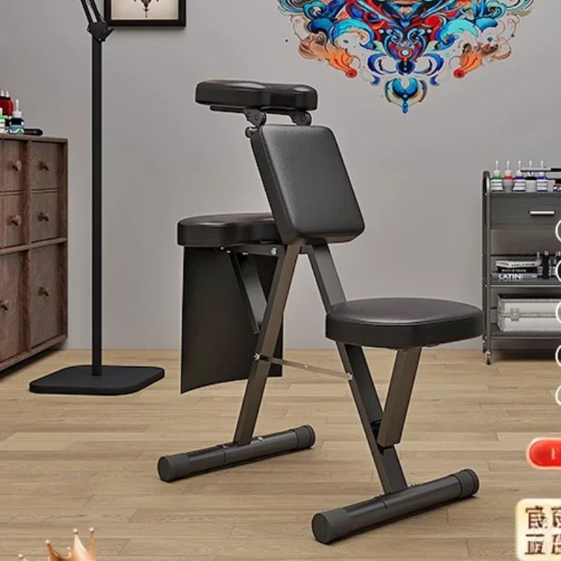 تدليك الرعاية الصحية تدليك الجداول الوشم ضبط غوا شا الحديد الساق كرسي المحمولة بولي Leather الجلود صالون الأثاث تدليك Stoel MHWSY #1