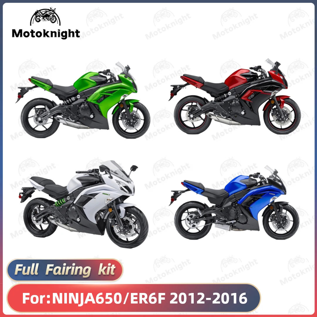 Nuovo ABS Moto Kit carenatura completa adatto per KAWASAKI NINJA650 ER6F 2012 2013 2014 2015 2016 Kit carenature personalizzate Carrozzeria Shell