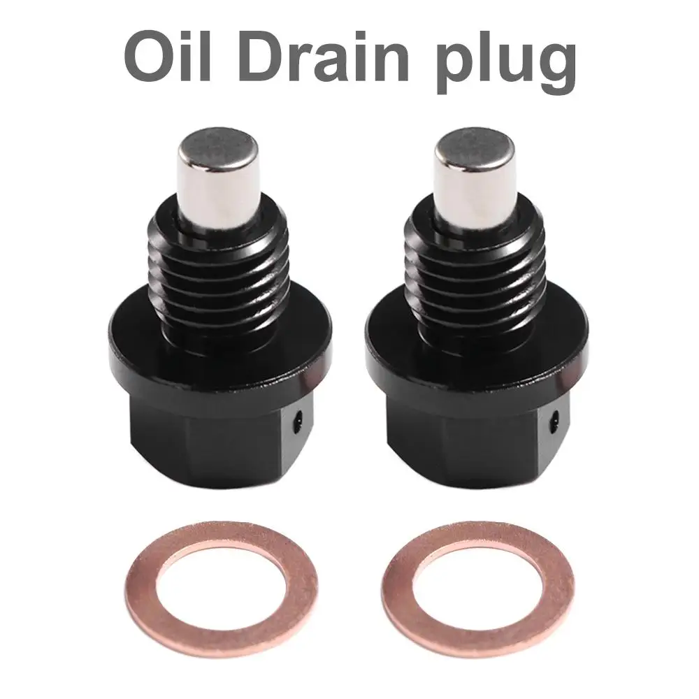 Aluminum Magnetic Oil Drain Plugs Magnetic M12/M16/M20 Engine Drain Nut Bolt Engine Smooth Sump Nut Screw Auto Accessories