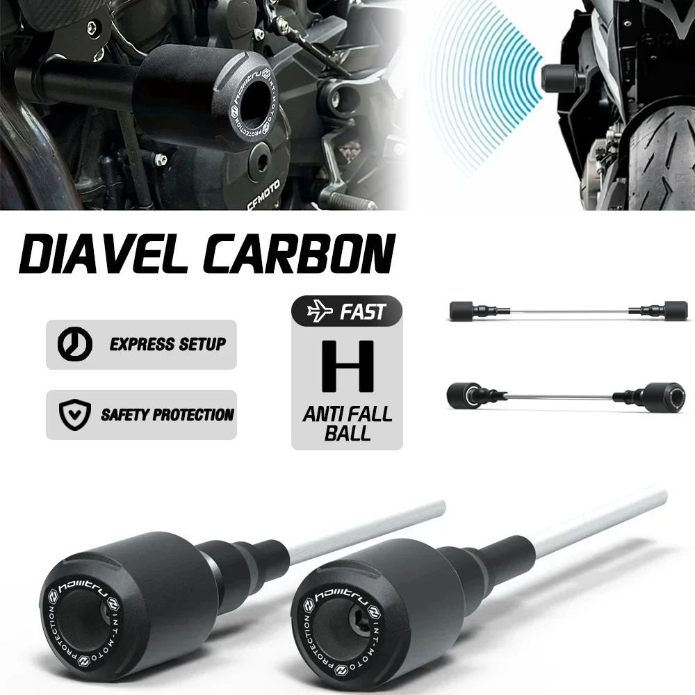 

For Ducati Diavel Carbon 2011-2018 Motorcycle Frame Crash Block Engine Crash Wave Head Protector Accessories