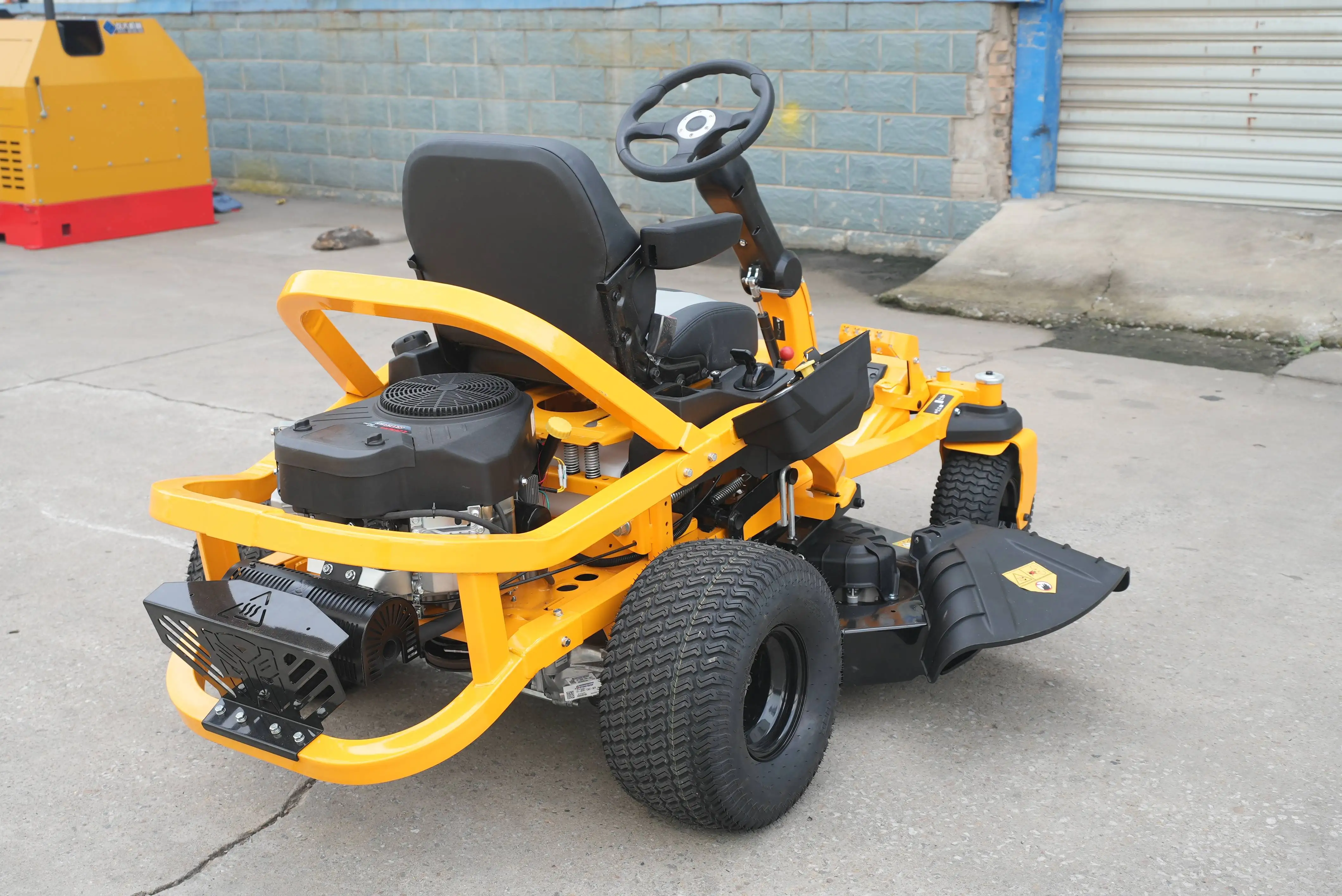 All Terrain 4x4 Lawn Mower with 60 Inch Deck and Roll Bar for Hilly Vineyards 4x4 Lawn Mower