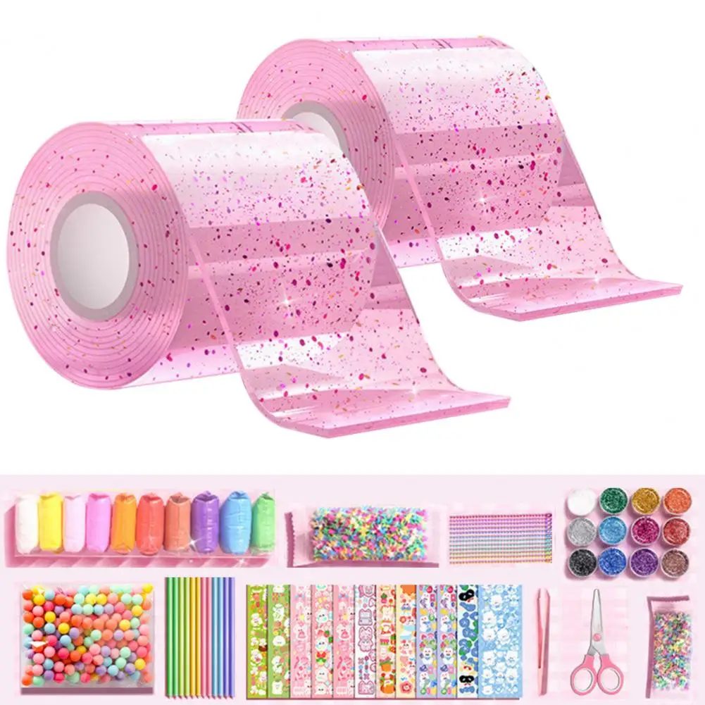 Tape Kit Stress Relief Bubble Kit Creative Bubble Kit for Children Adults Safe Tape Set for Diy Bouncy Bubbles Fun Crafts