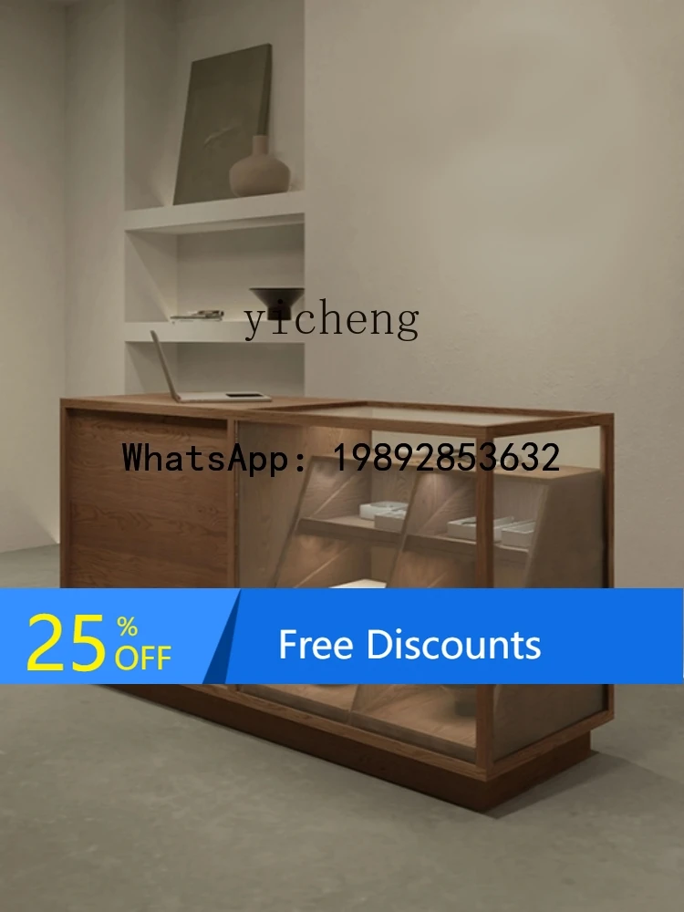 Zhongdao Desk Cashier Display Cabinet Clothing Store Jewelry Shop Cashier Desk Zhongdao Cabinet Props Side Cabinet