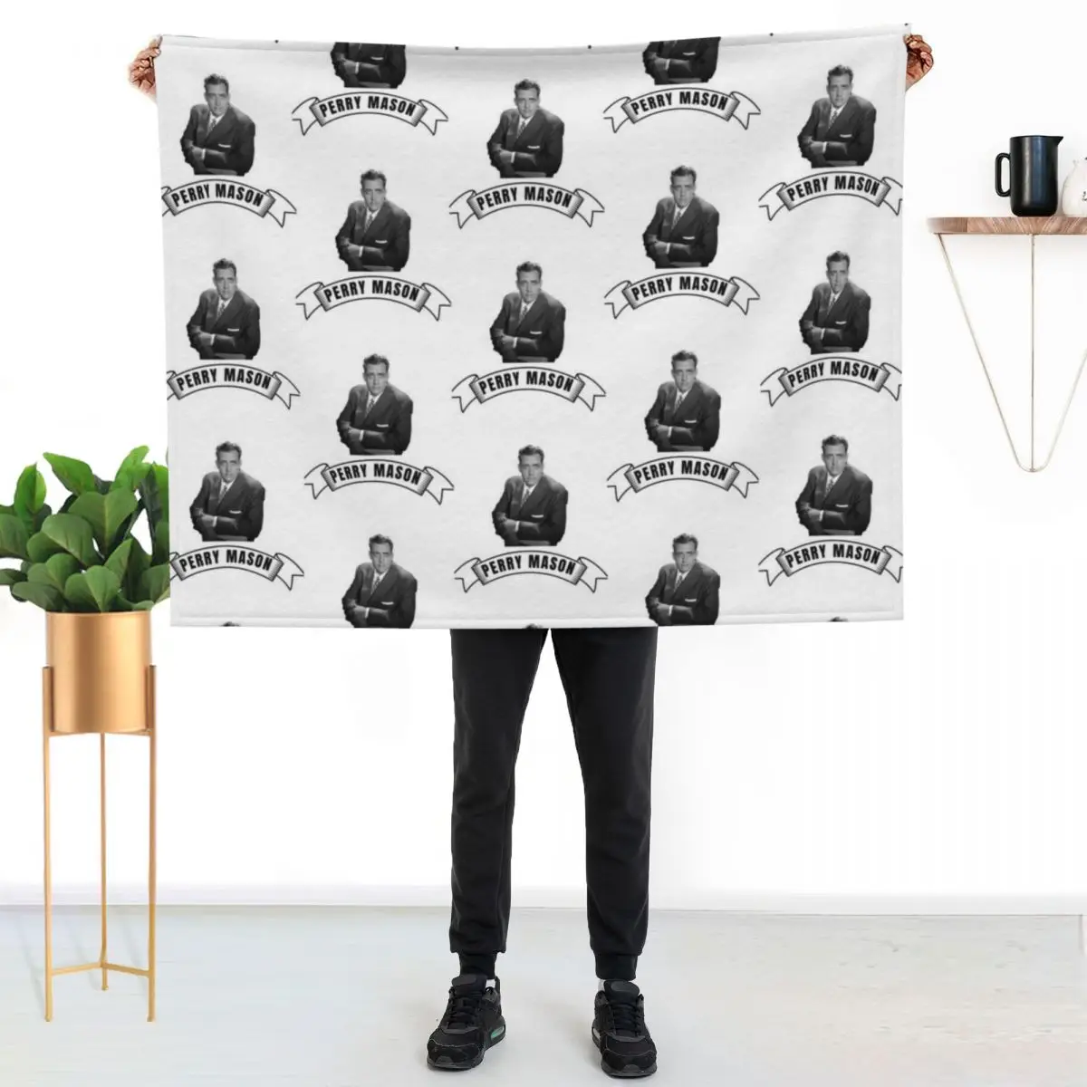 Perry Mason (1) Throw Blanket Shaggy Giant Sofa Vintage Large For Baby warm winter Blankets