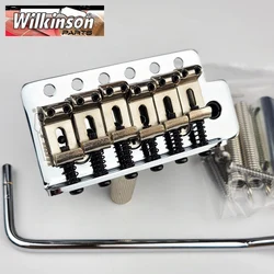 Wilkinson Tremolo Bridge Vintage bent steel saddles For ST Electric Guitar Chrome Silver Accessories WOV01