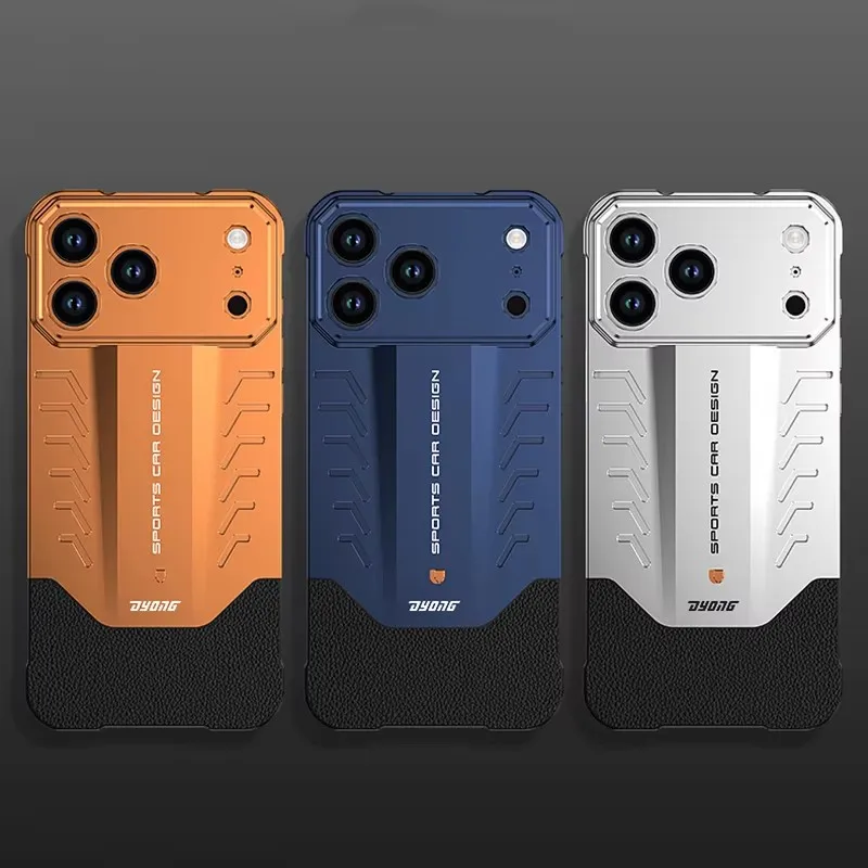 

High quality Super Sports Car Design Case For iPhone 17 Pro Max / 17 Pro Aluminum Alloy Heat Dissipation Metal Case