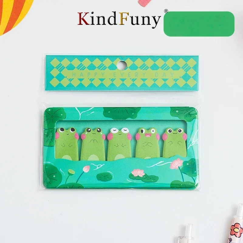 150 vellen cartoon dieren plaknotities capibara panda kat notitiepapier memo clips decoratief papier bladwijzers kantoor school