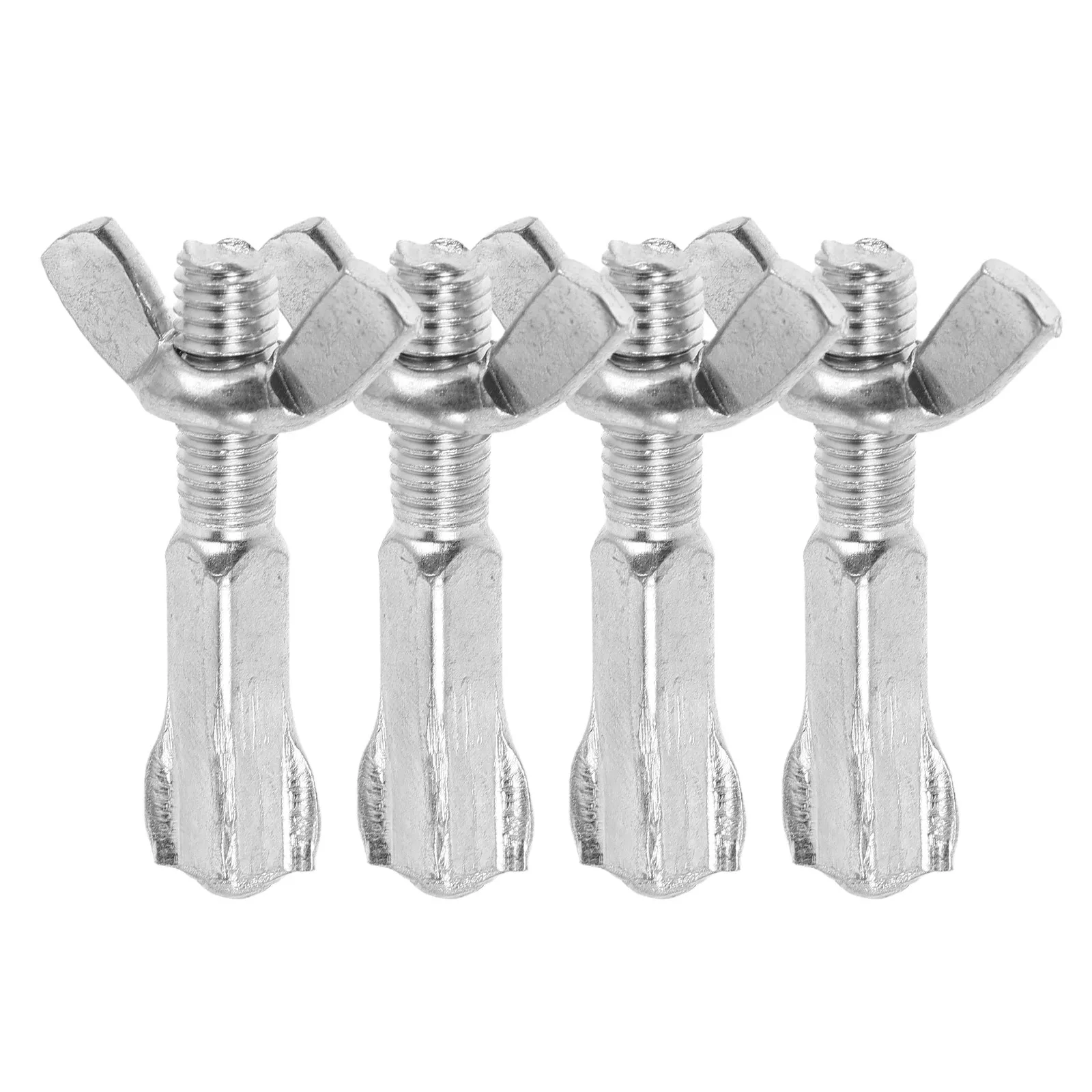 4Pcs Hacksaw Tension Screw Replacement Hardware Kit Bow Saw Frame Fasteners DIY Repair Bolts Woodworking Saw Blade Clamp