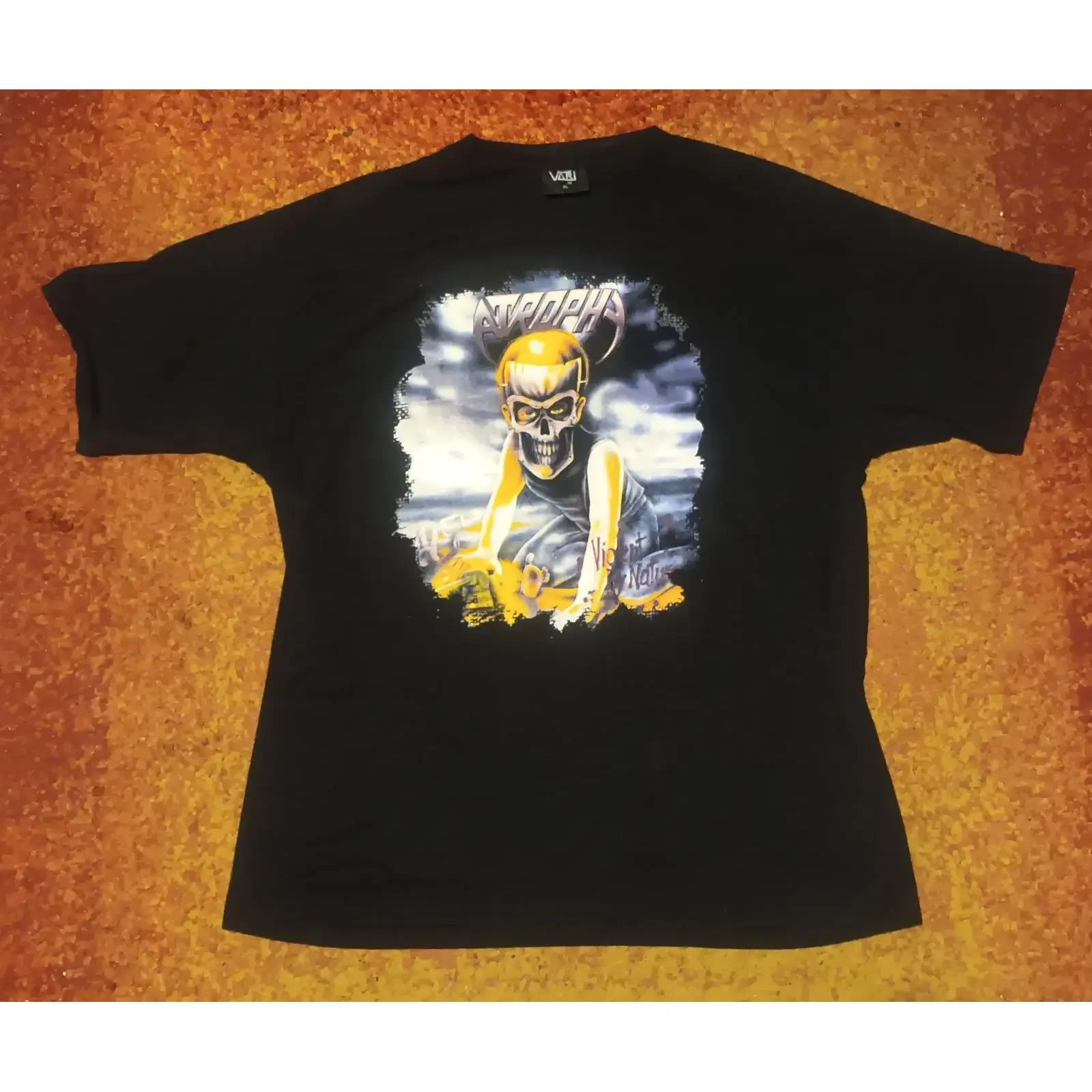 Atrophy Violent by Nature T shirt Very Rare Excellent Condition Vintage vintage Washed homme streetwear Stretched