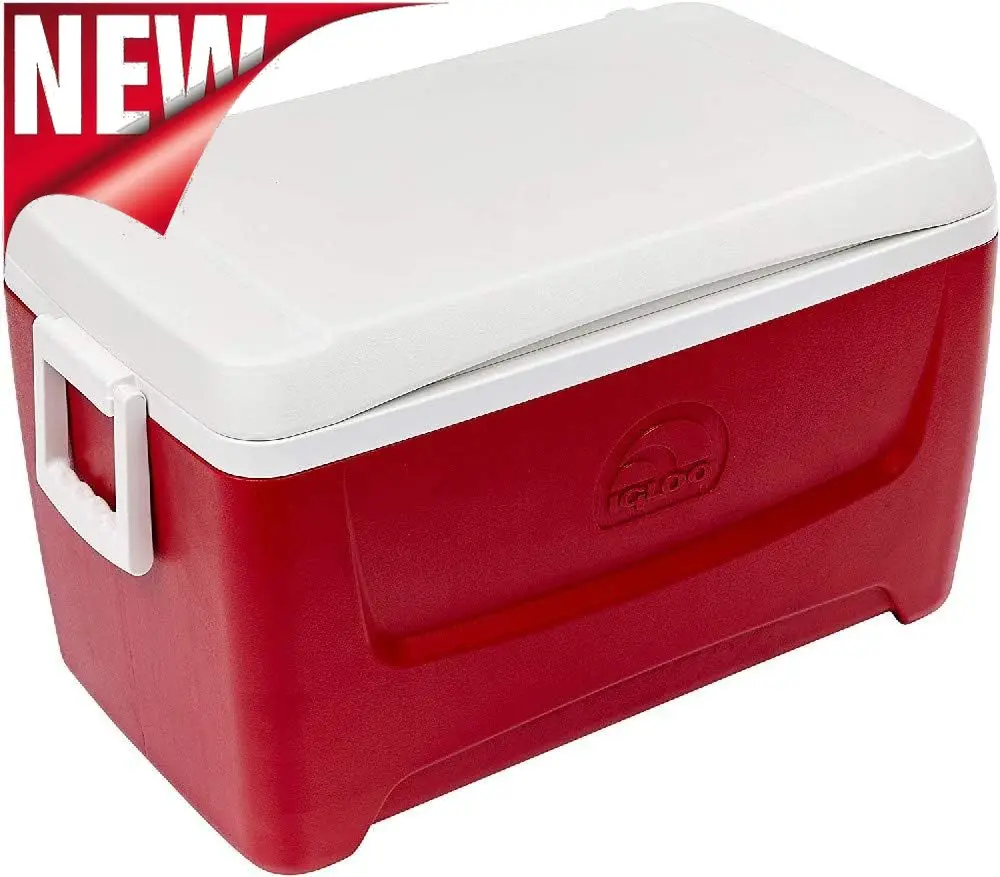 

NEM-Island Breeze 48 Quart Cooler, Lava Red
