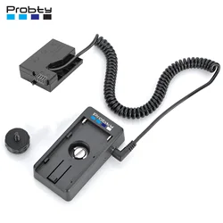 DR-E8 DC Coupler LP-E8 Dummy Battery +NP-F Battery Adapter Plate for Canon EOS Rebel T5i T3i T4i T2i, Kiss X6 X5 X4, 700D 650D