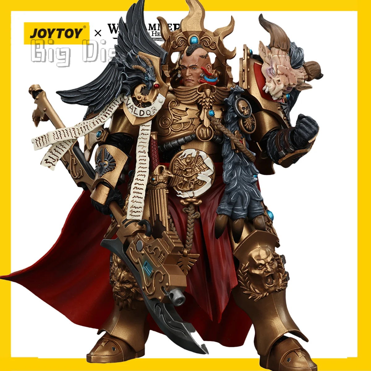 [Pre-order] JOYTOY 1/18 Warhammer 30K Action Figure Legio Custodes Constantin Valdor Model