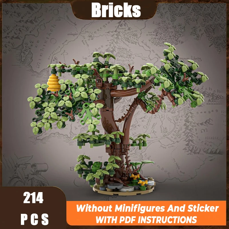 Squisito nuovo prodotto MOC Building Blocks, tecnologia modello di pianta e albero, regali giocattolo modulari per bambini, set di assemblaggio fai-da-te