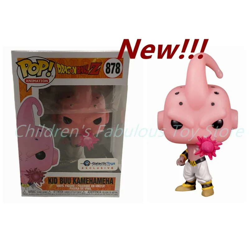 Новый Funko POP! Анимация: Дракон балз 878 # Kid Buu Kamehameha виниловые экшн-фигурки Куклы Коллекционные модели для детей игрушки