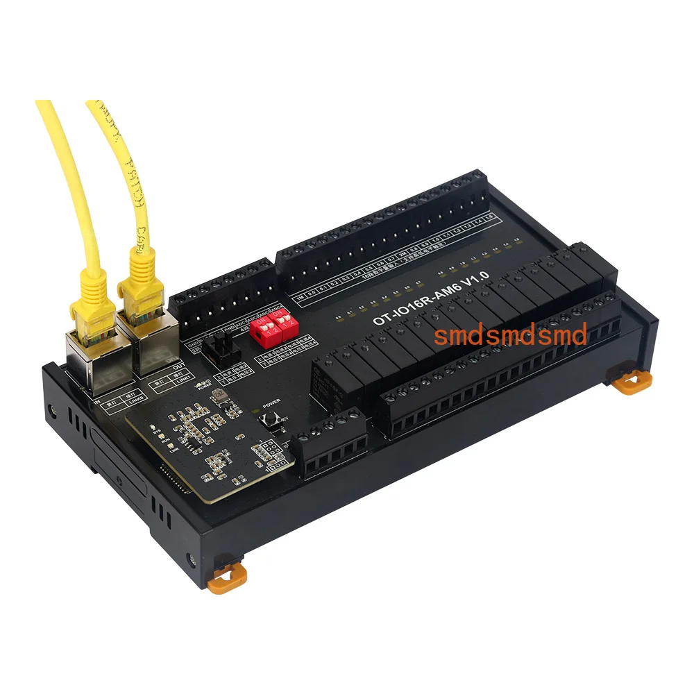 وحدة Profinet PN1A-IO16R-AM6 وحدة IO الموزعة عن بعد PN حافلة تبديل الحصول على البيانات اتصالات إيثرنت الصناعية #3