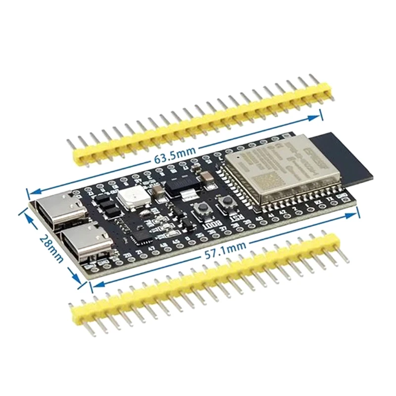 Placa de desarrollo PSRAM ESP32-S3, módulo Wifi 2,4G, 44 Pines, tipo C, 8M, para Arduino, ESP, IDF, ESP32-S3-WROOM-1, N8R2, N16R8