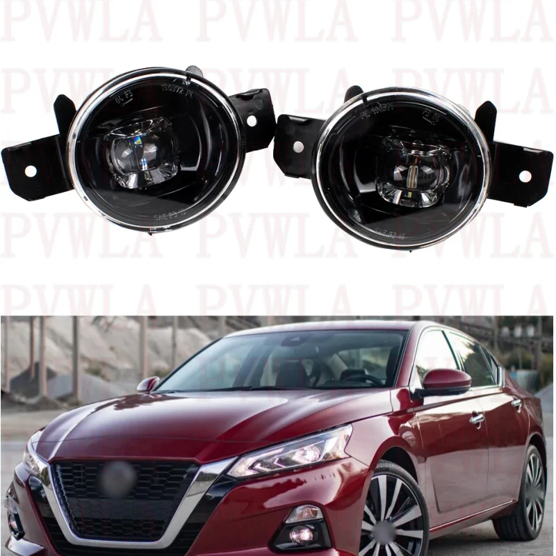 Front Bumper LED Fog Lamp Light With Bulbs 26155-6CA0A 26150-6CA0A For Nissan Altima 2019 2020 2021 2022 