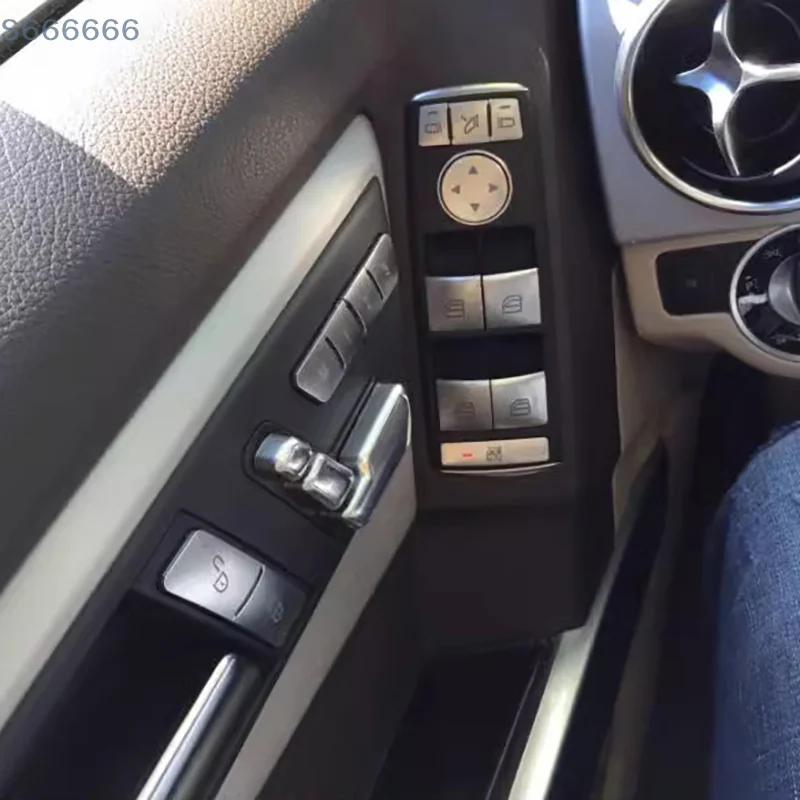 

4PCS Car Door Lock Unlock Switch Button Cover Trim For C Class W204 20072014 E Class W212 20102015