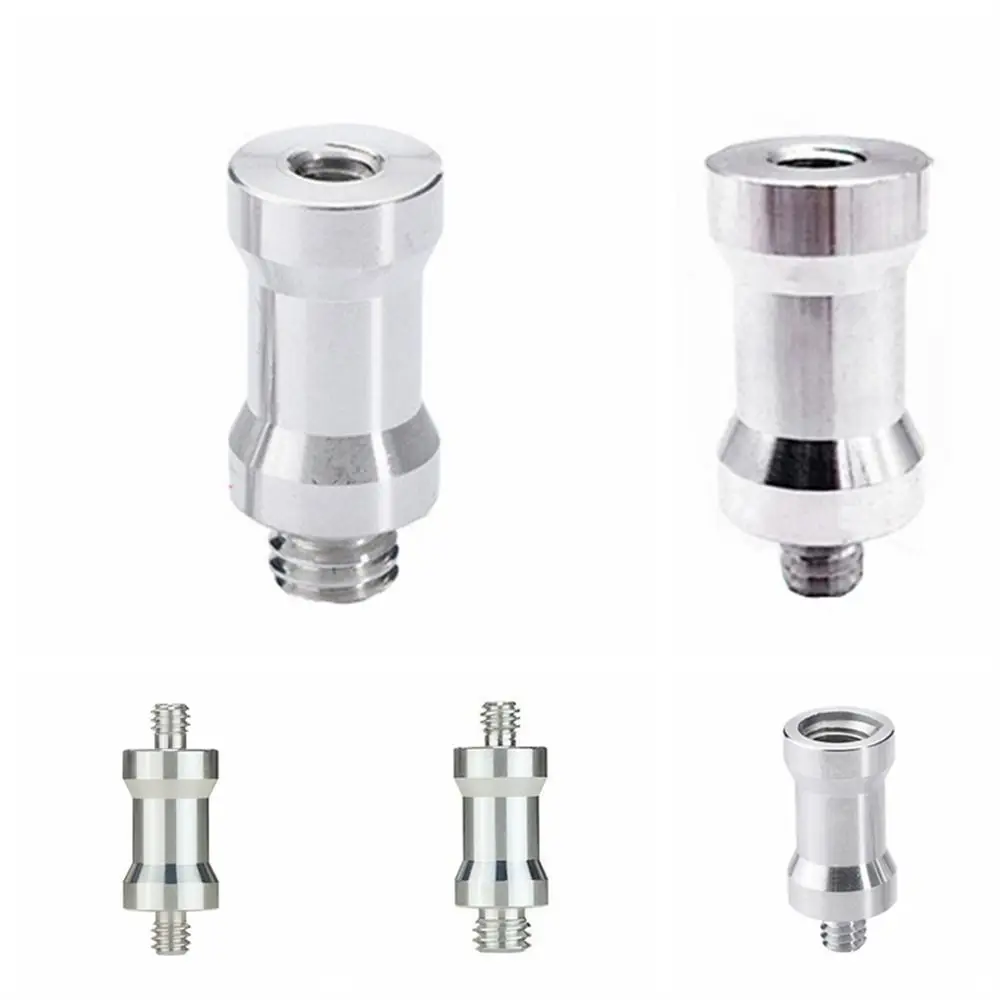 Conversion Screw 1/4 to 3/8 Screw Flash Stand Ballhead Monopod Adapter Screw Photography Accessories for SLR Camera Tripod