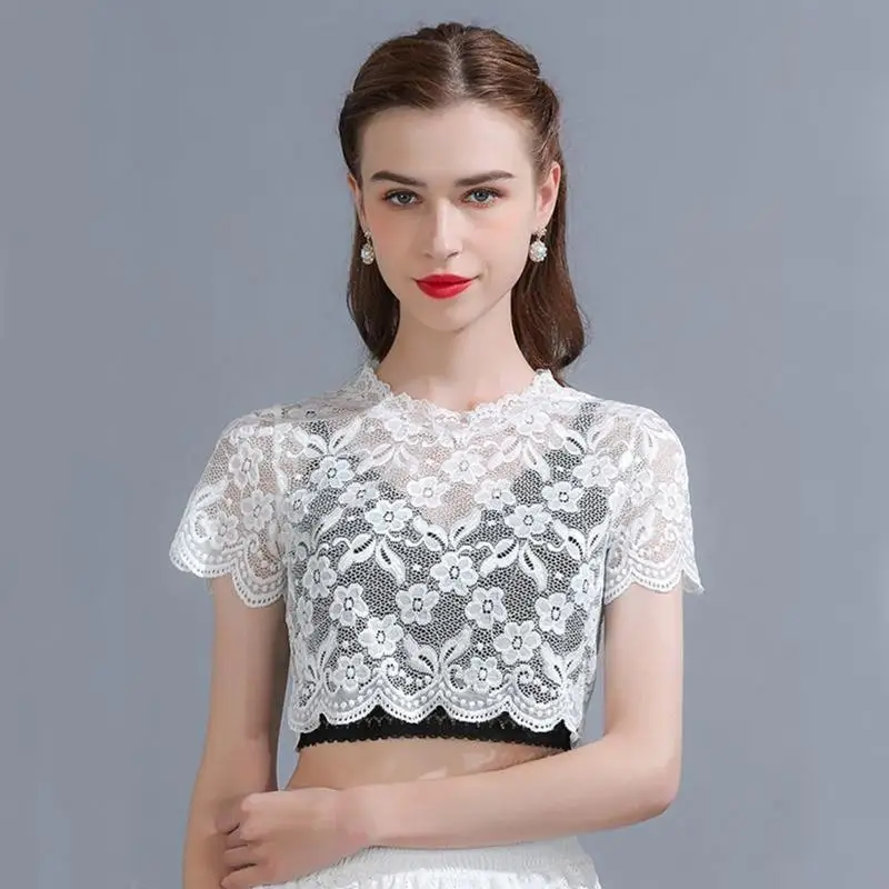 Y88A LACE FLORAL INFERIOR DA CLARA CAMADA MEIA CLARA TOPS BONDROS MENINAS LOW TOPS 1PC