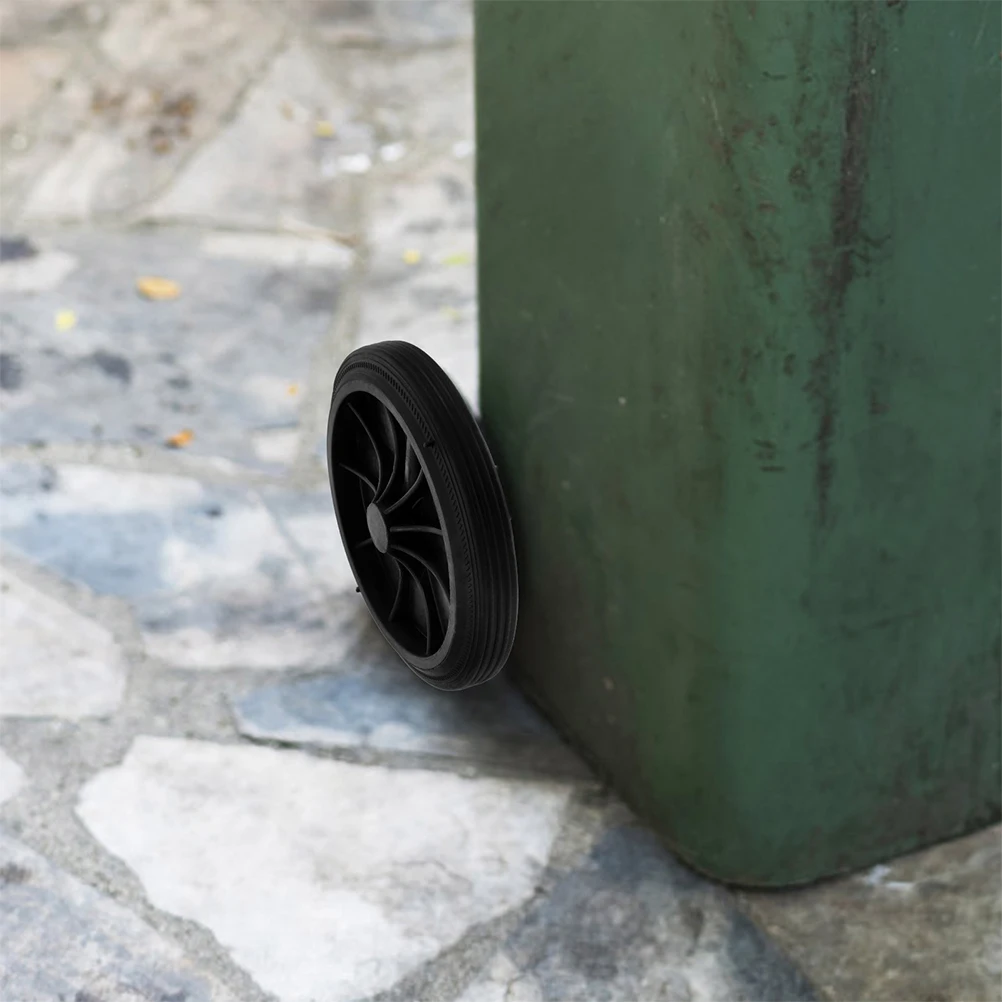 

2 Pcs Trash Can Wheels Bin Garbage Replacement Outdoor Accessories Storage Container