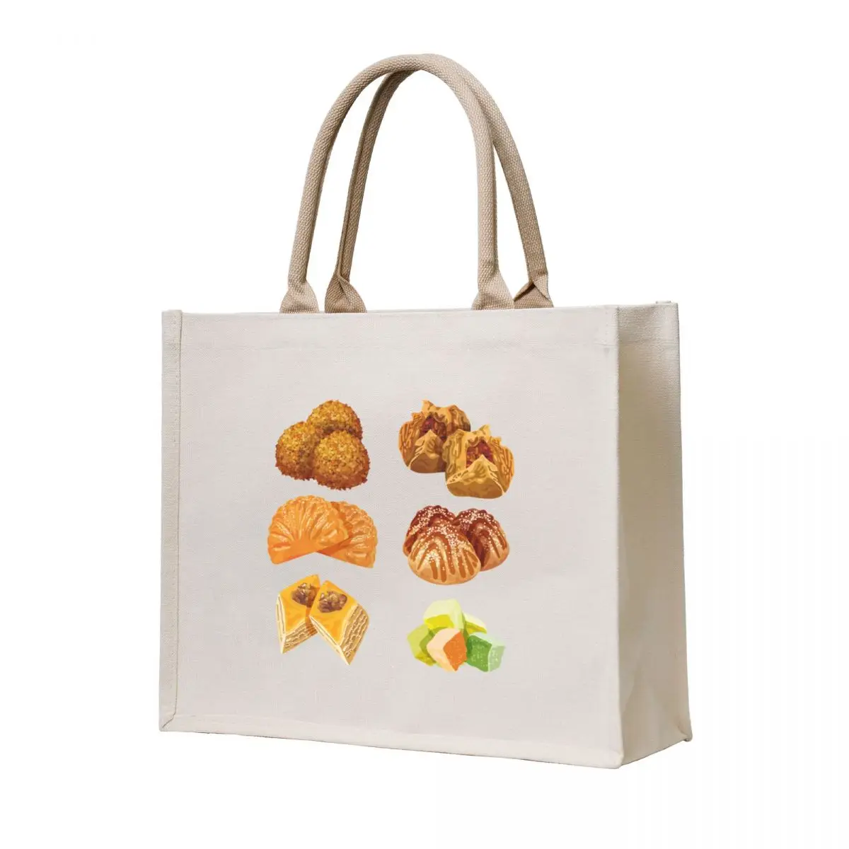 

Types of Arabian Desserts Tote Bag Beach bag Gift bags hand bag ladies Women's shopper