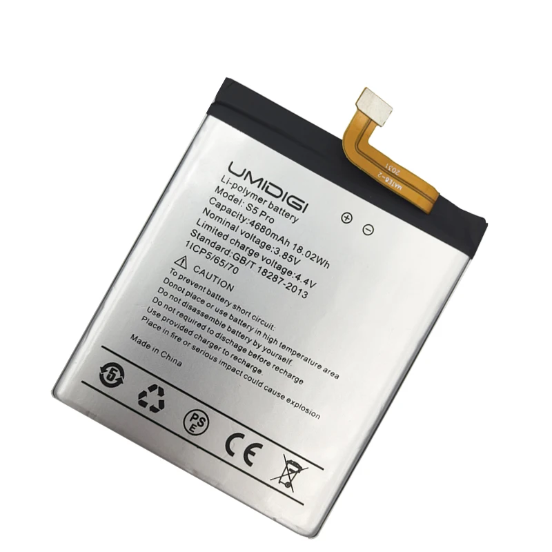 Schneller Versand 2024 Jahre 100 % Original 4680 mAh Ersatzakku für UMI Umidigi S5 Pro Hochwertige Batterien Bateria