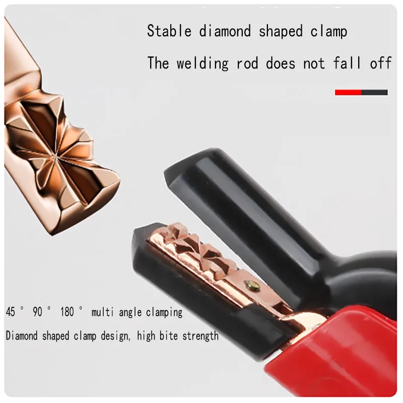 Pinze per saldatura in stile olandese europeo 500A/1000A/maniglia per saldatura saldatrice in rame puro non scottatura di livello industriale