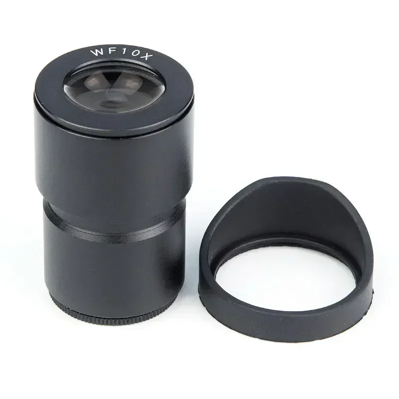 Microscópio estéreo ocular 30.5mm montagem 10x grande angular ferramentas microscópio trinocular barlow lente 1 peça accesorio telescópio