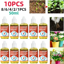 1-10Pcs 50ml Plant Food Promotes Rooting Plant Supplement Fast Potting Rooting Plant Nutrient Liquid Garden Supplies for Plant