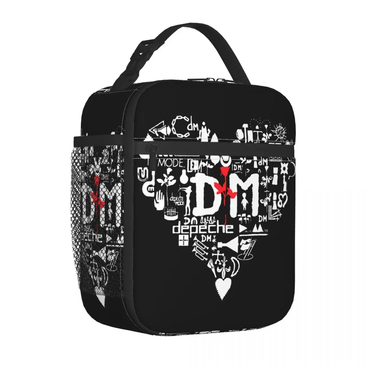 Heavy Metal Rock Band Depeche Cool Mode Insulated Lunch Tote Bag for Women Portable Cooler Thermal Food Lunch Box Kids Children