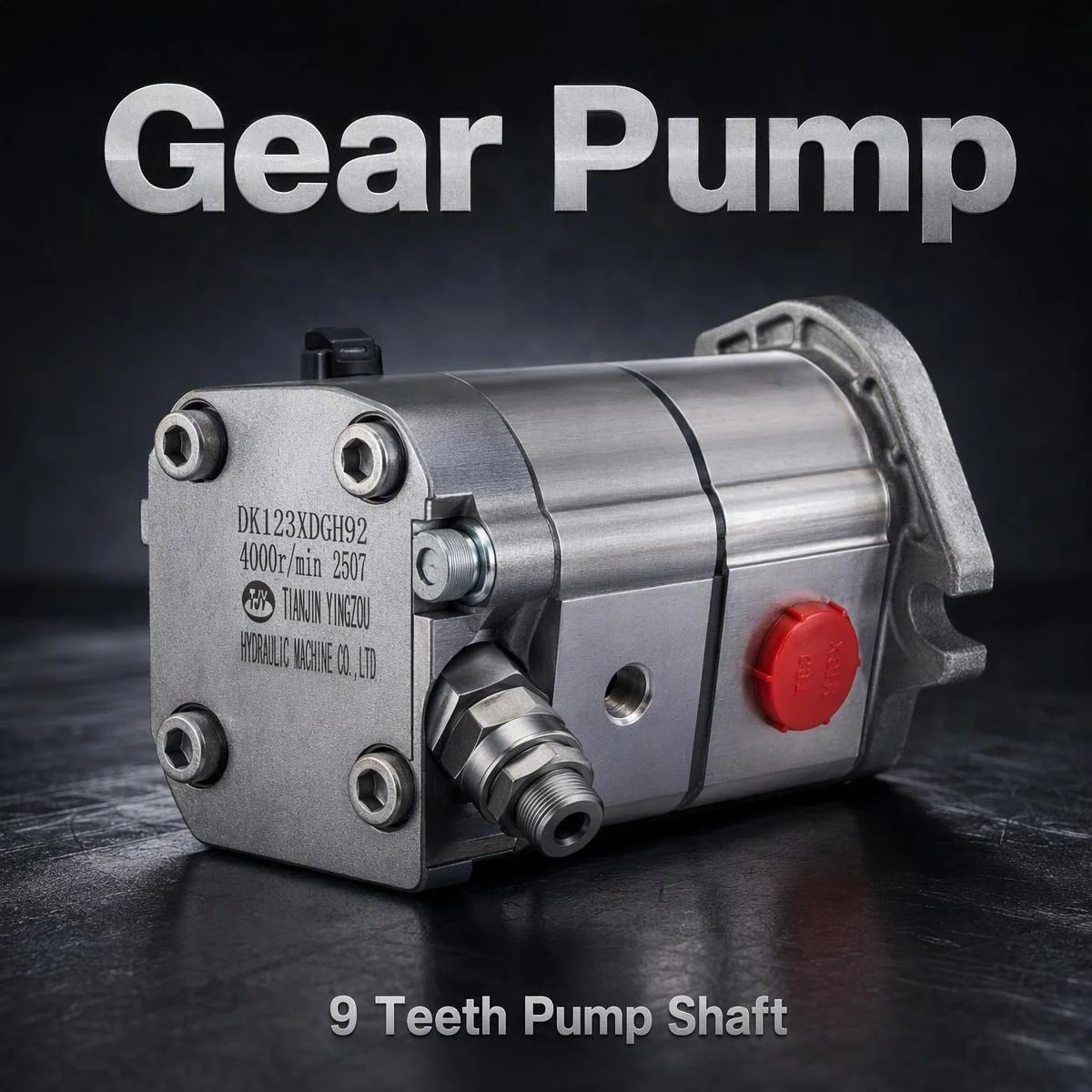 DK123XDGH92 Gear Pump , 9 Teeth Xingzhou Brand