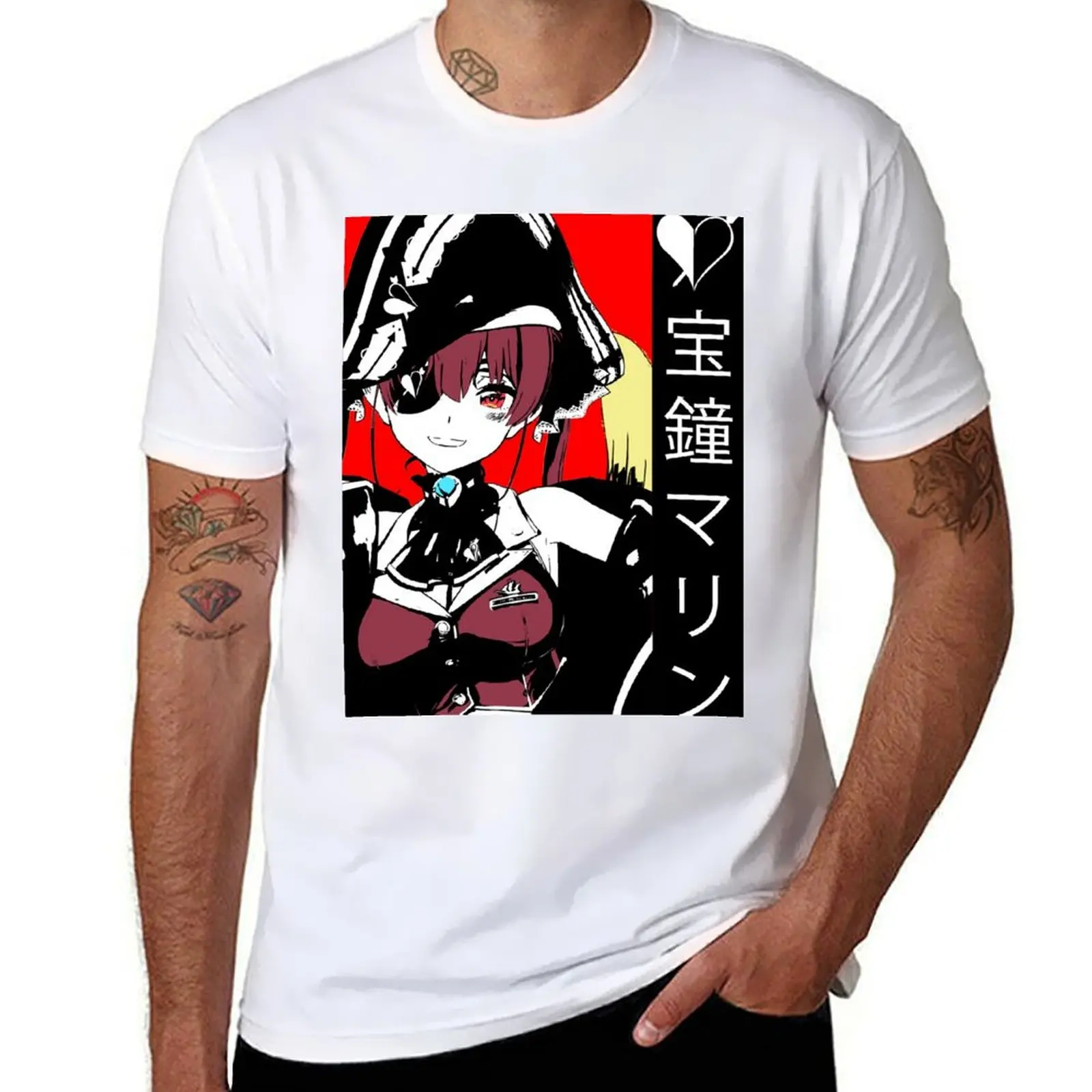

Senchou Hoshou Marine Hololive T-Shirt Water Resistant Casual T-Shirt