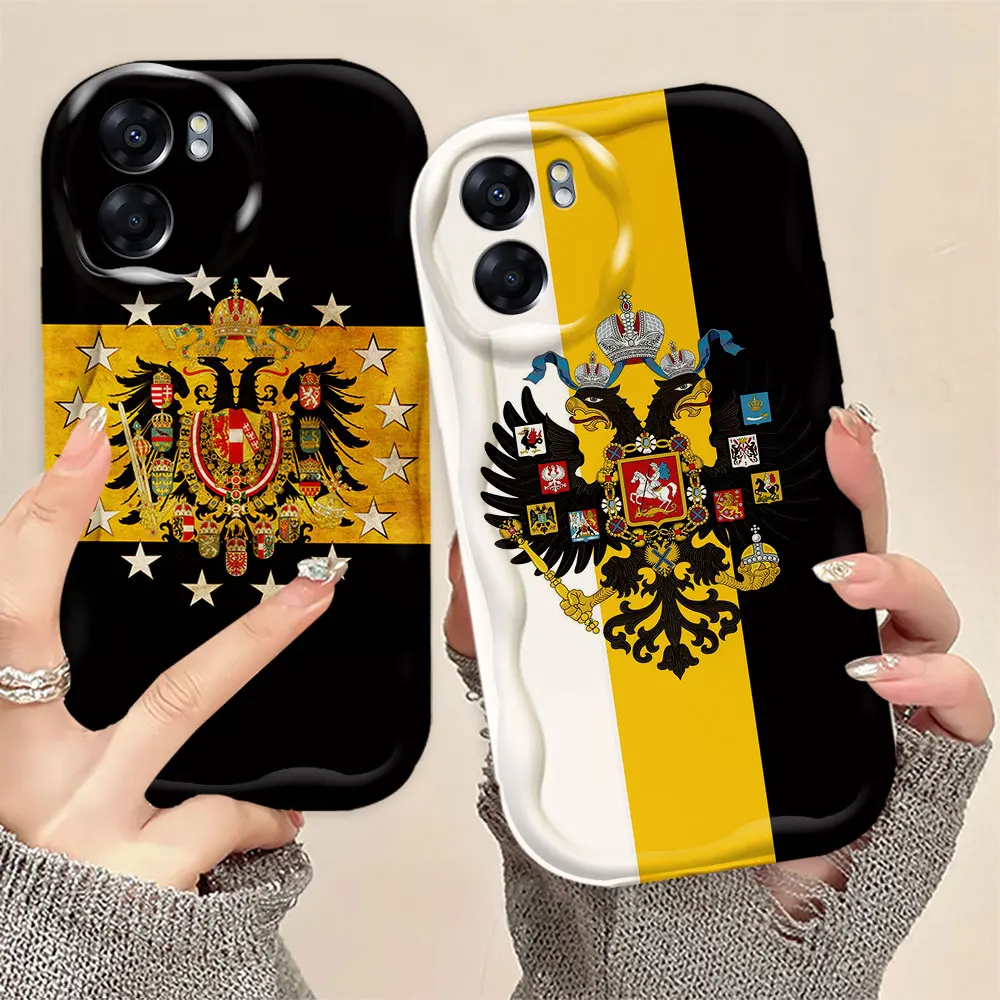 Russian Double-Headed Eagle Flag Emblem Phone Case For OPPO A3 A11 A7 A12 A5S A9 F11 F9 X S REALME 2PRO U1 R15M R17 R15B PRO