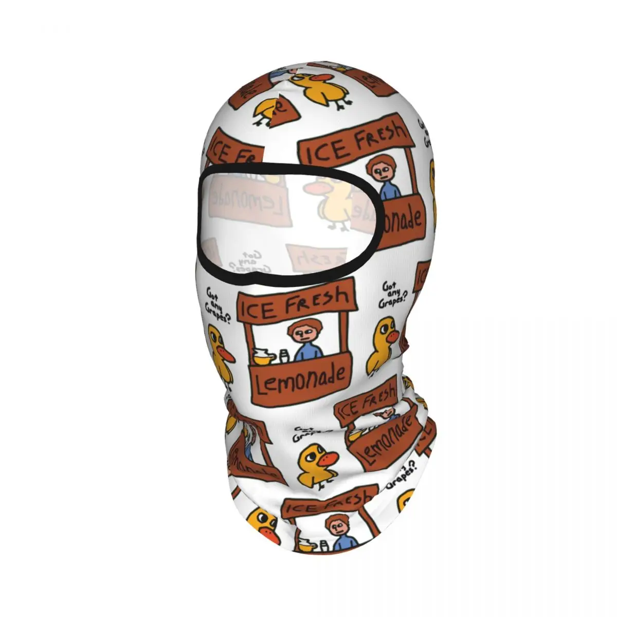 Got Any Grapes 1 Breathable Thin Balaclava Full Face Mask Sun Protection Neck Gaiter For Motorcycle Fishing Outdoor