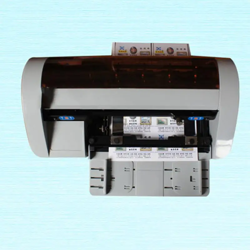 Elektrische Papier Trimmer Desktop Semi-Automatische Business Naam Card Cutter Snijmachine Ac 220V/50Hz SSB-001 90x54mm