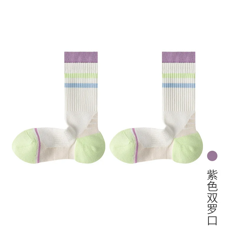 Athletic Long Socks for Fitness, Non-Slip Socks, Running, Jump Rope, Tennis