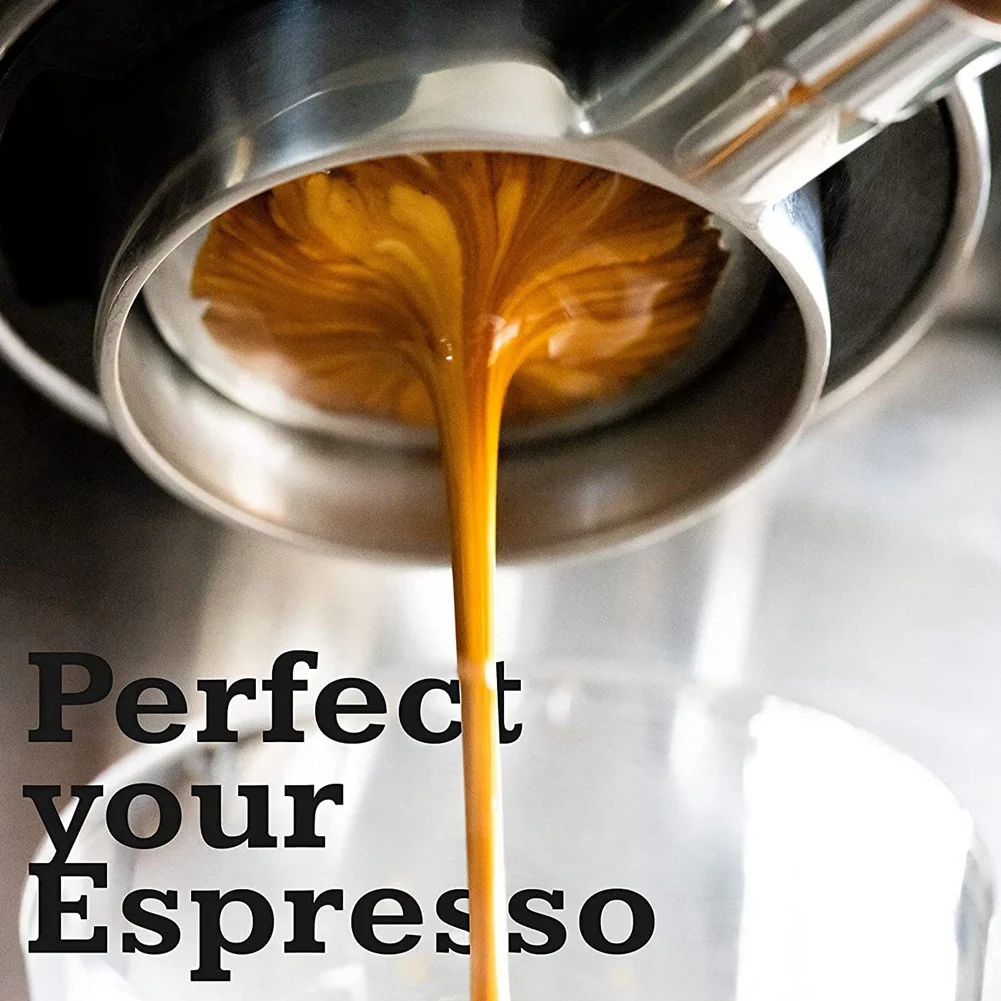 A86I-Coffee 54 mm Bodenloser Siebträger + 53 mm Kaffeeverteiler & Tamper + Tampermatte für die       Breville Barista Express