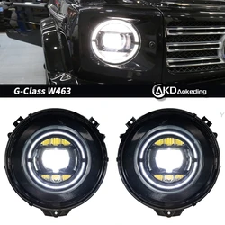 Auto Parts For Benz W463 Headlights 2007-2017 G350 G500 G63 latest Styling LED DRL Dual Projector Car Accesorios Modified