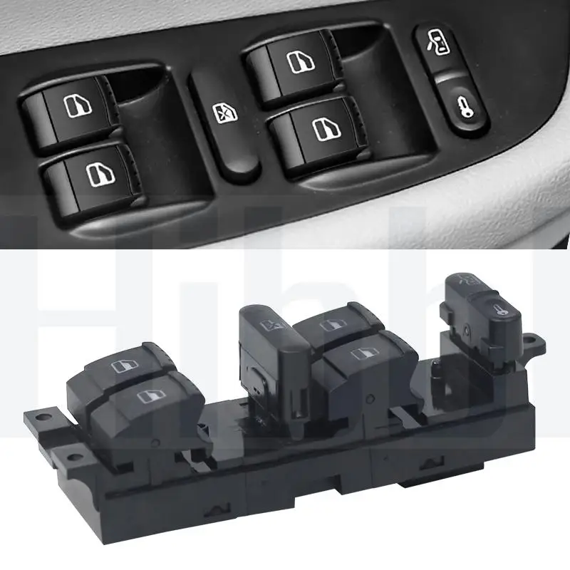 HiBBL  3Bd959857 /1J4959857B Master Window Control Switch Button For Vw 99-04 Gti Golf 4 Jetta Mk4 Bora Beetle Passat B5 B5.5