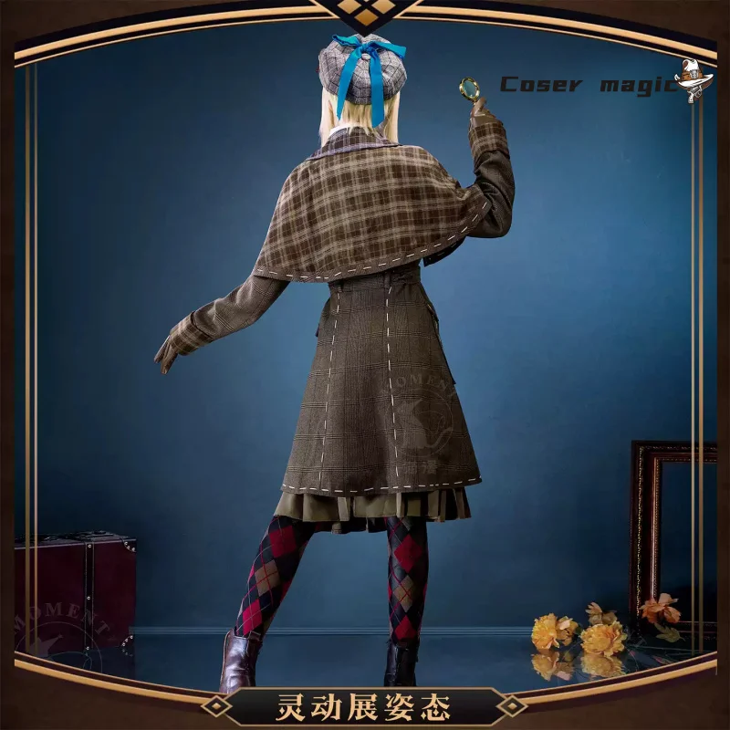 لعبة الهوية الخامس إيما وودز البستاني تأثيري حلي موحدة هالوين كرنفال حفلة عيد الميلاد لعب دور الملابس الملابس