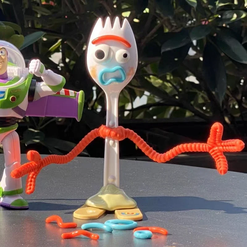 

Новые 18 см «История игрушек» Forky Woody Buzz, милые фигурки, коллекция моделей, пластиковые сменные игрушки «сделай сам», подарки на день рождения