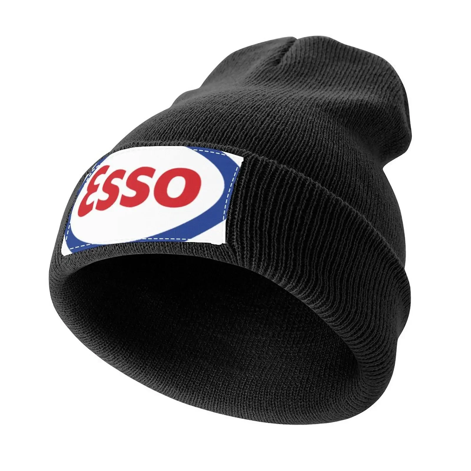 

Esso Logo Old Exxon and Standard Oil Knitted Cap hard hat Rave Big Size Hat derby hat Ladies Men's