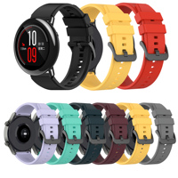 22mm Silicone Strap Band For Huami Amazfit Stratos 2 2S 3 Pace Bracelet Sport Wristband