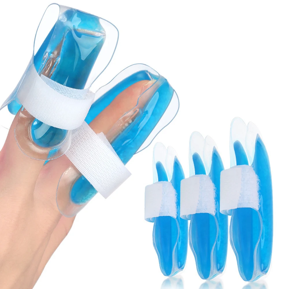 1pc Reusable Ice Gel Finger Wrap Finger Ice Pack Cold Hot Compress Therapy Wrap Pain Swelling Relief for Sports Injury Treatment