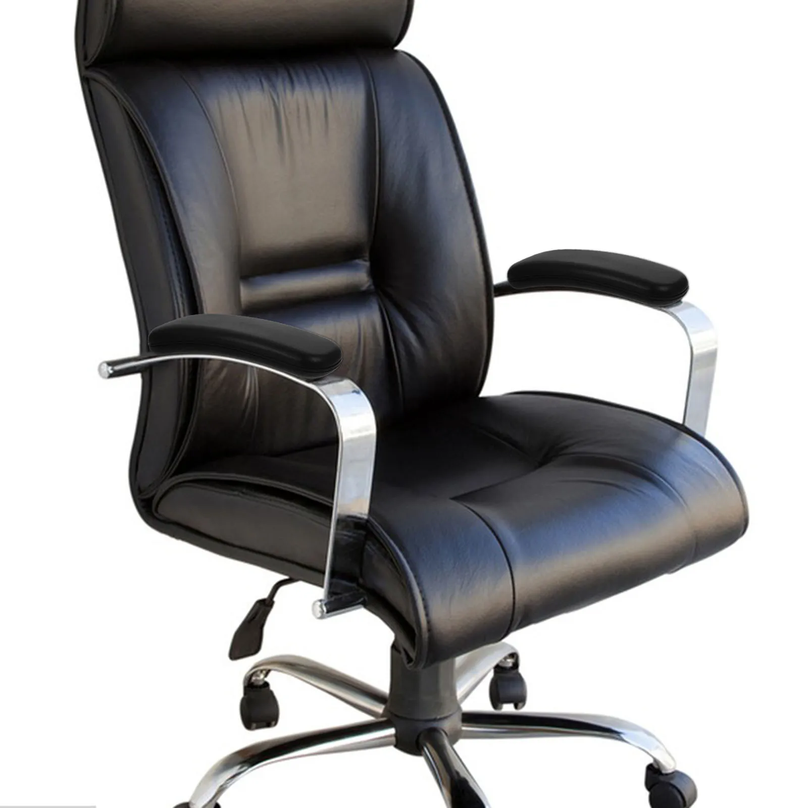 

2 Pcs Office Chair Armrest Foam Cushion Covers Removable Ergonomic PU Material Anti Stress Desk Chair Replacement Parts Gaming