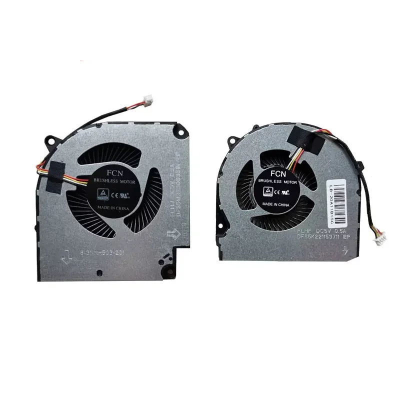 New Genuine Laptop Cooler CPU GPU Cooling Fan For Hasee G7-CT5NA Z7/G7-CT7NA Z8-CT7NA G8-CT7NA 911MP 911MT