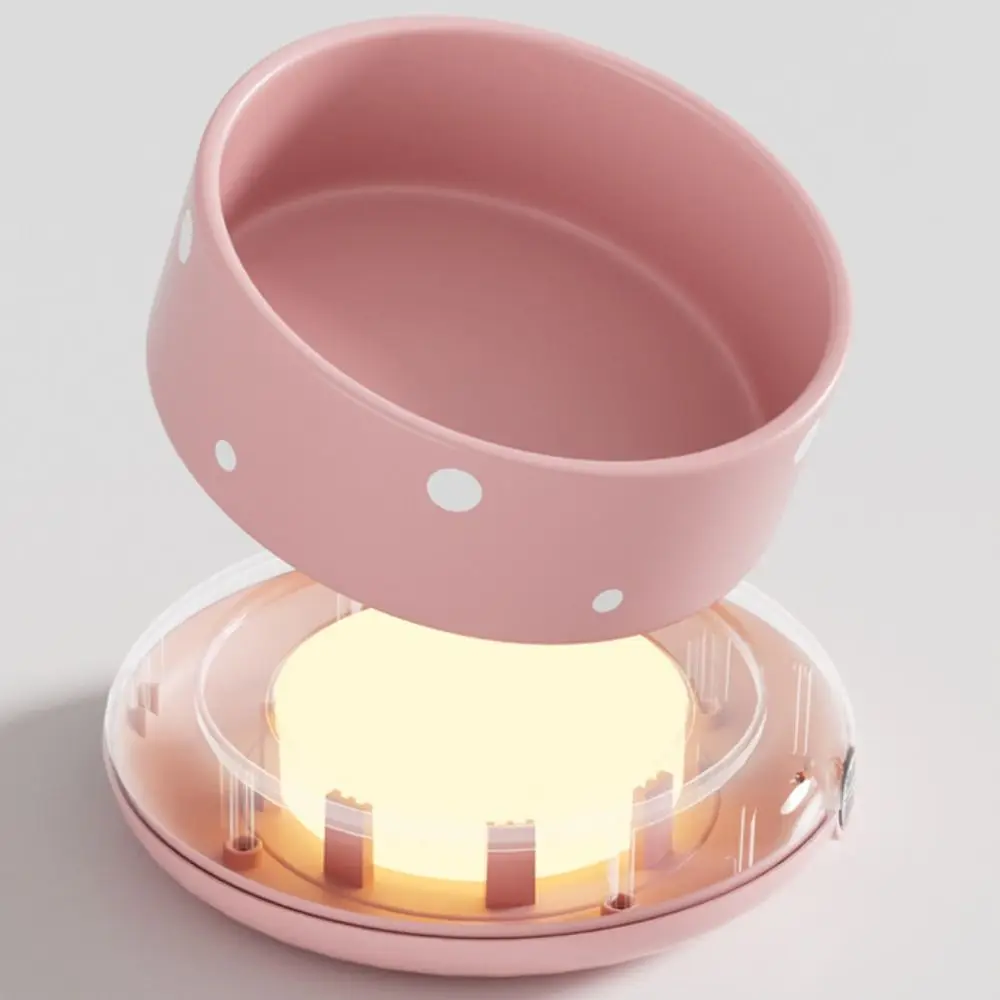 

Ceramic Pet Heated Water Bowl Noiseless Temperature Adjustable Thermostatic Water Container High-capacity Stable